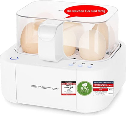 Ecost customer return Emerio Best egg cooker EB115560 boils all three cooking levels [soft|medium|h