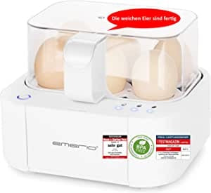 Ecost customer return Emerio Best egg cooker EB115560 boils all three cooking levels [soft|medium|h