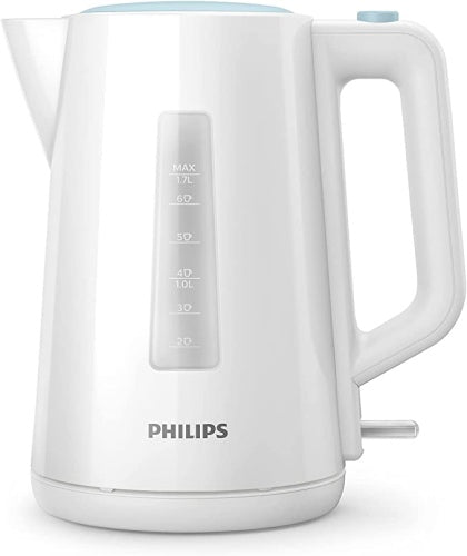 Ecost customer return Philips Kettle  1.7 L Capacity with Control Indicator, Pirouette Base, White