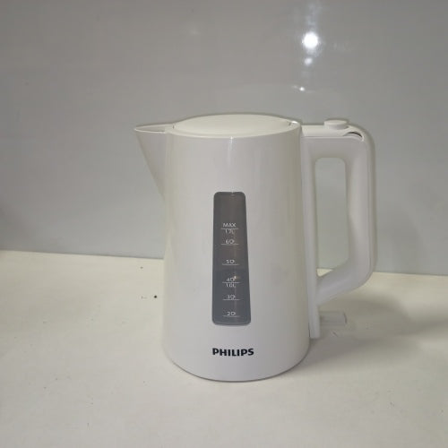 Ecost customer return Philips Kettle  1.7 L Capacity with Control Indicator, Pirouette Base, White