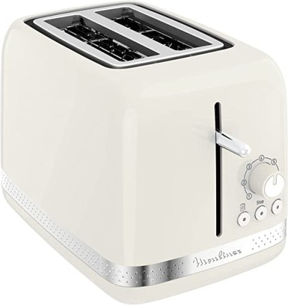 Ecost customer return Moulinex Soleil LT300 Toaster, 7 Browning Levels, Stop Function, Defrosting,