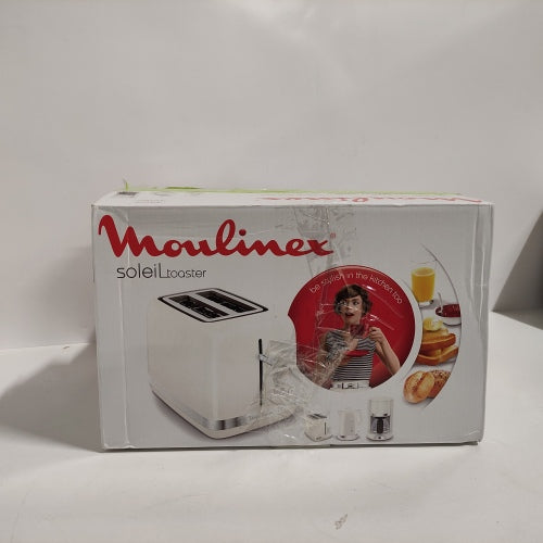 Ecost customer return Moulinex Soleil LT300 Toaster, 7 Browning Levels, Stop Function, Defrosting,