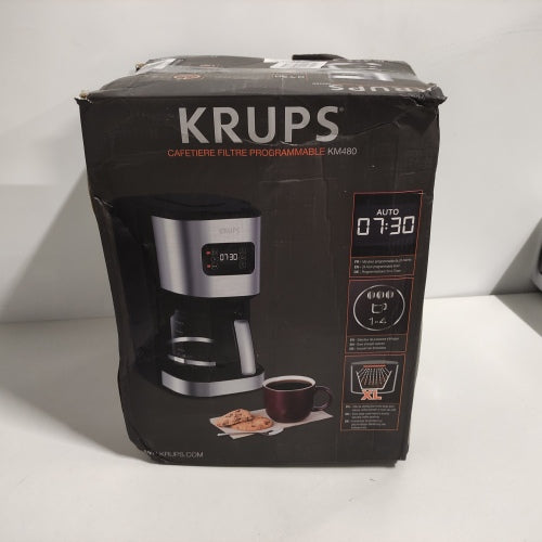Ecost customer return Krups KM480D Excellence Stainless Steel Programmable Filter Coffee Machine |