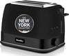 Ecost customer return Breville 2 Slice Toaster with Bun Attachment | New York Collection | Black [V