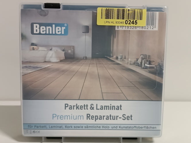 Ecost customer return BENLER Wooden kit with 2in1 Wax Melter for Laminate, parquet and Vinyl kit