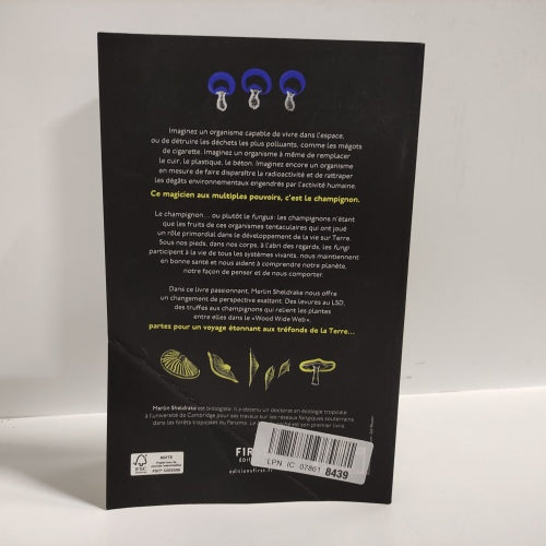Ecost Customer Return Book Merlin Sheldrake The Hidden World: How Mushrooms Shape Our World and Infl