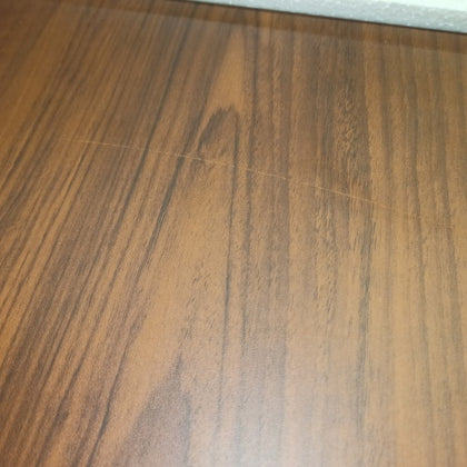 Ecost Customer Return, Laminated particle board desk Up Up, dark walnut 1200x750mm