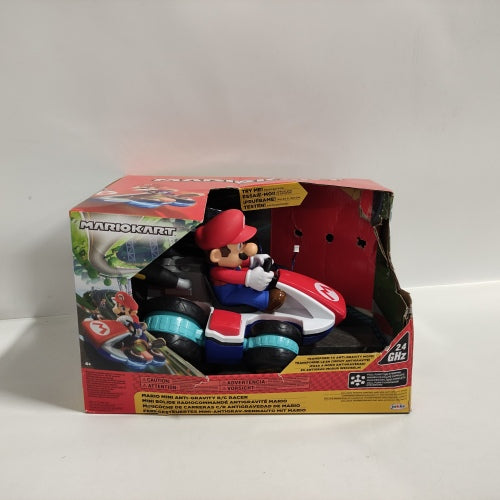 Ecost Customer Return Super Mario 02497 Nintendo Super Mario Kart 8 Mario Anti-Gravity Mini RC Racer
