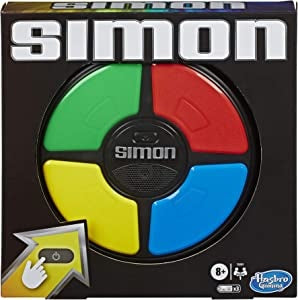 Ecost Customer Return Hasbro Gaming Simon Handheld Electronic Memory Game With Lights and Sounds for