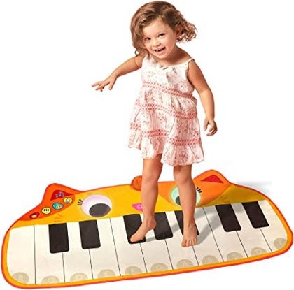 Ecost Customer Return Land of B. - Musical Floor Piano - Cat Piano Mat - Musical Toys for Kids - Flo