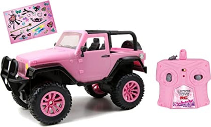 Ecost Customer Return Dickie Toys RC Girlmazing Jeep Wrangler Remote Control Car Toy Car with 2 Chan