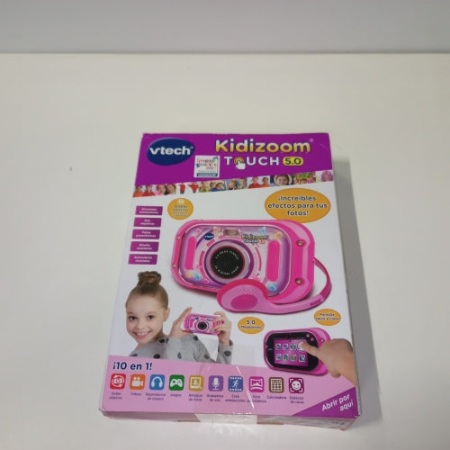 Ecost Customer Return VTech Kidizoom Touch 5.0 Children's digital camera pink Spanish version