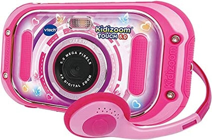 Ecost Customer Return VTech Kidizoom Touch 5.0 Children's digital camera pink Spanish version
