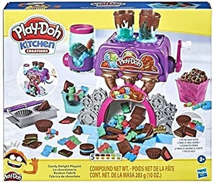Ecost Customer Return Play-Doh Kitchen Creations Candy Delight Playset for Kids 3 Years and Up with