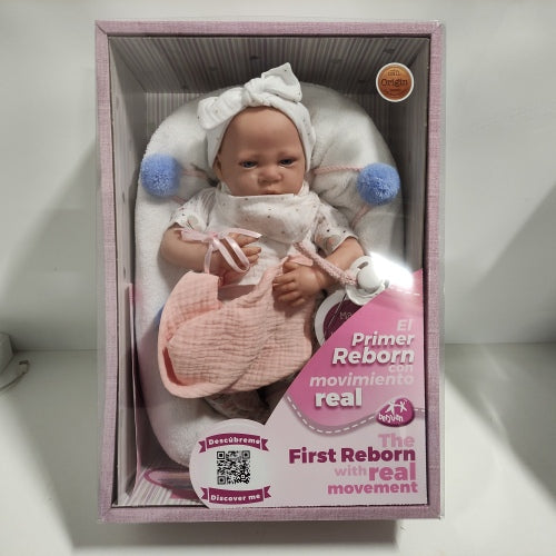 Ecost Customer Return Berjuan 8206 Baby Doll, Reborn Child, toquilla mechanism-8206, White