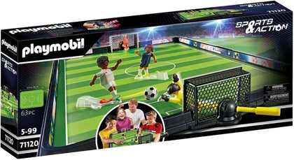 Ecost Customer Return PLAYMOBIL Sports & Action 71120 Football Arena, Table Football for Children: 2