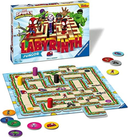 Ecost Customer Return Ravensburger Spidey and His Amazing Friends Labyrinth Junior Game for Boys & G