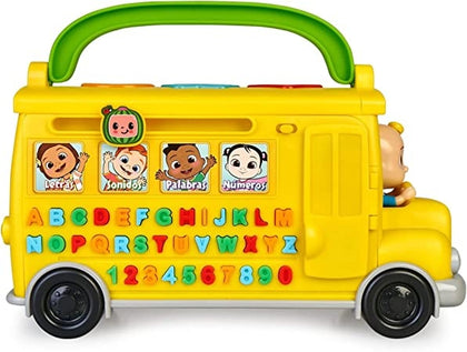 Ecost Customer Return CoComelon - Learning Bus, Toy Bus Yellow with Lights, Music and Sounds for Lea