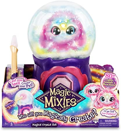 Ecost Customer Return Magic Mixies MGX05000 Crystal Ball Pink Dolls, Colourful, One size