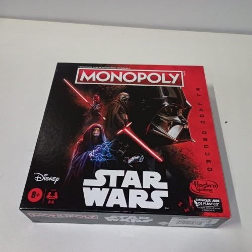 Ecost Customer Return Star Wars Monopoly Dark Side in Spanish