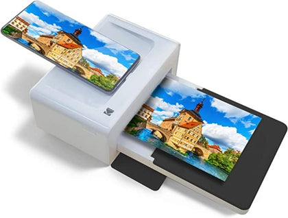 Ecost Customer Return KODAK PD460 – Photo Printer 10 x 15 cm – Bluetooth & Docking – White & Blac
