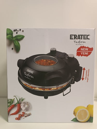 Ecost Customer Return Eratec - Stone Four Set PM -27. Electric pizza oven for the interior & outs