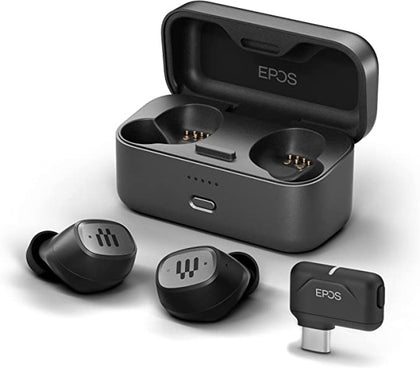 Ecost Customer Return EPOS GTW 270 Wireless Hybrid Gaming Bluetooth Headphones In Ear, USB-C Dong
