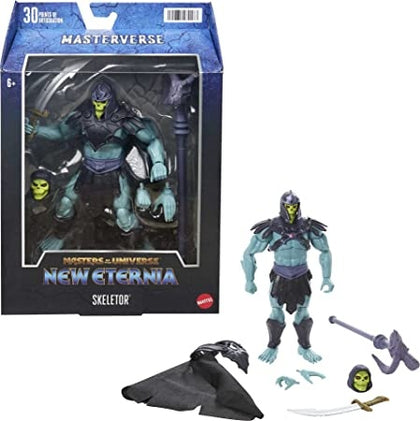Ecost Customer Return Masters of the Universe Masterverse New Eternia Skeletor Action Figure with Ac