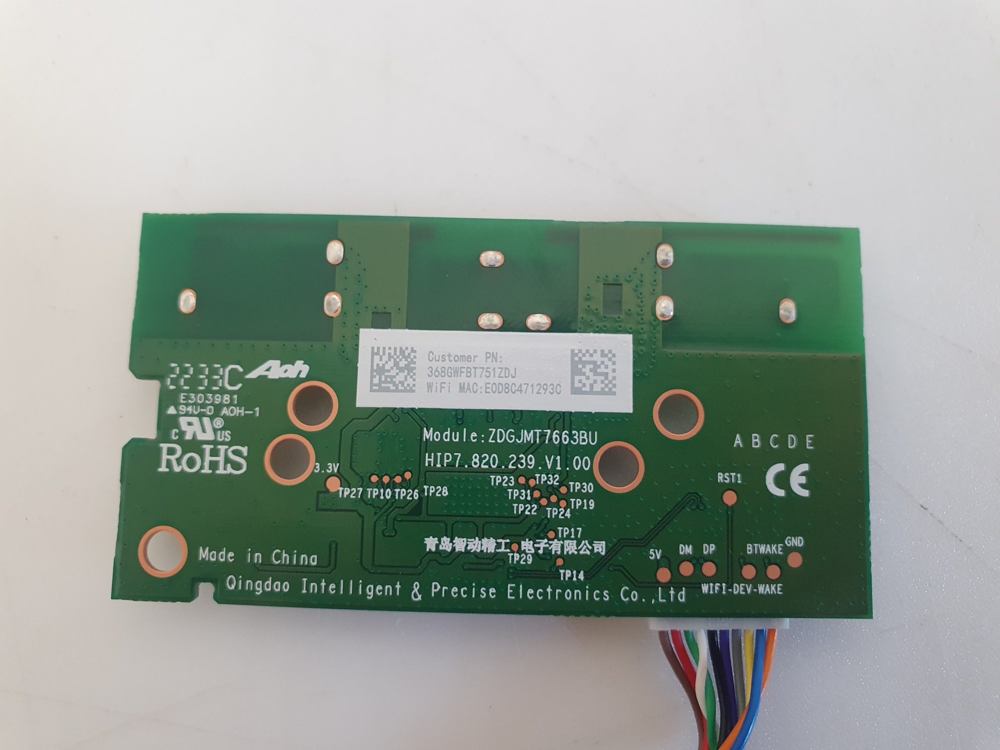 WiFi Module ZDGJMT7663BU Philips 43PUS8808/12