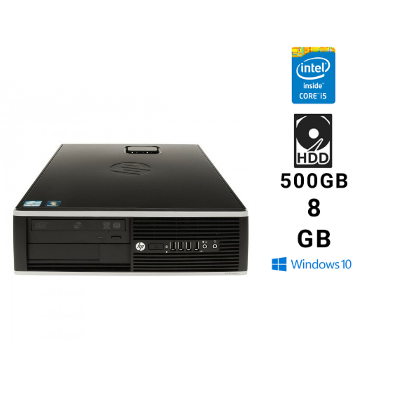 HP Compaq 8100 Elite SFF / i5-650/ 8 GB/ 500 GB/ Intel HD/ Windows 10
