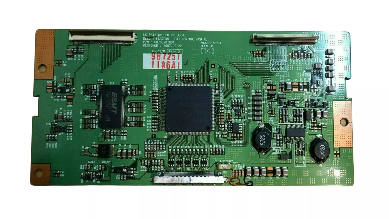 6870C-0160A t-con board Toshiba 37X3030D