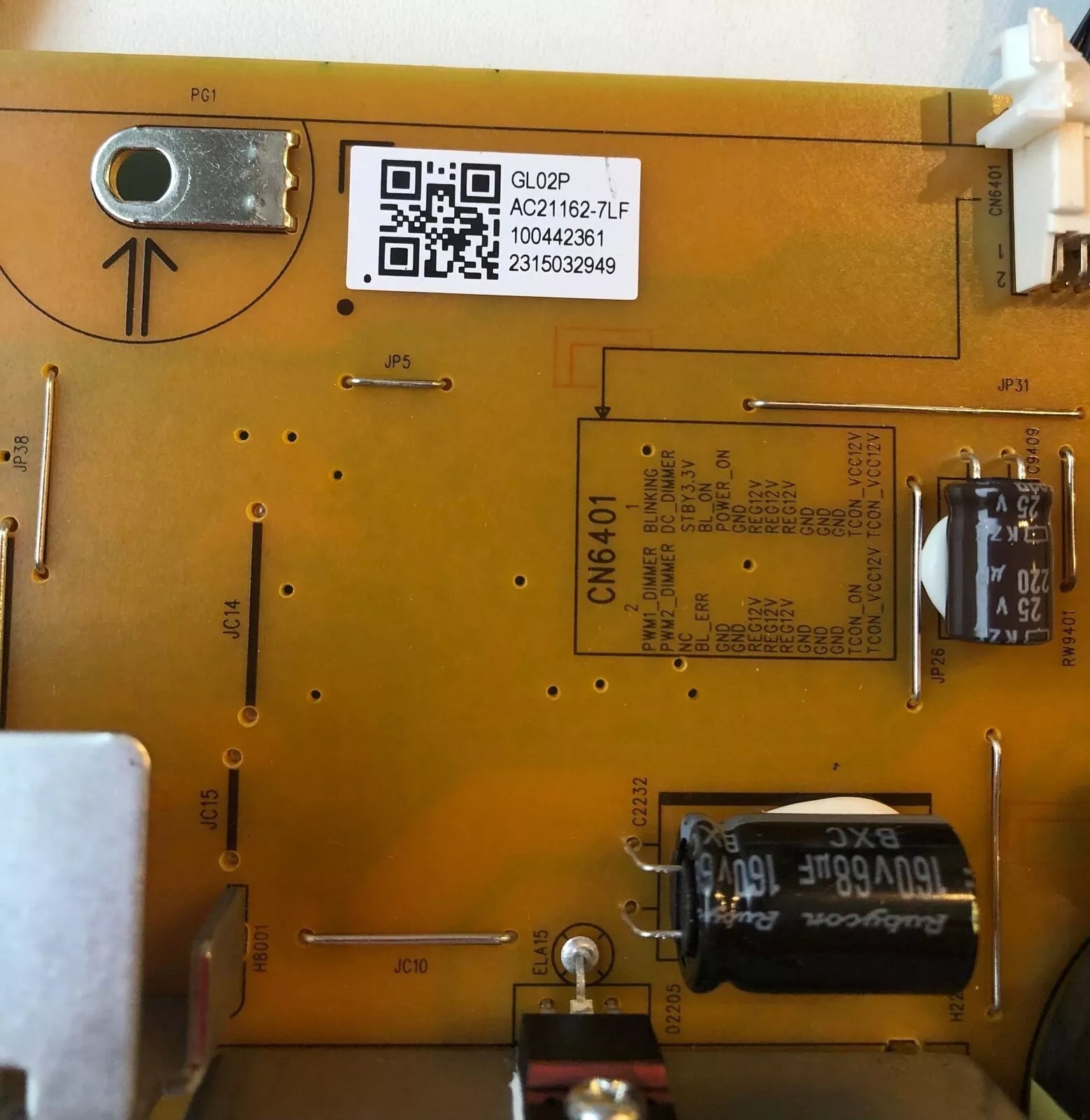 AC21162-7LF 1-004-423-61 POWER SUPPLY SONY KD-65X75WL