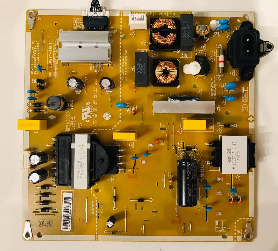 EAX68284302 (1.0) POWER SUPPLY FOR LG 55UP75003LF