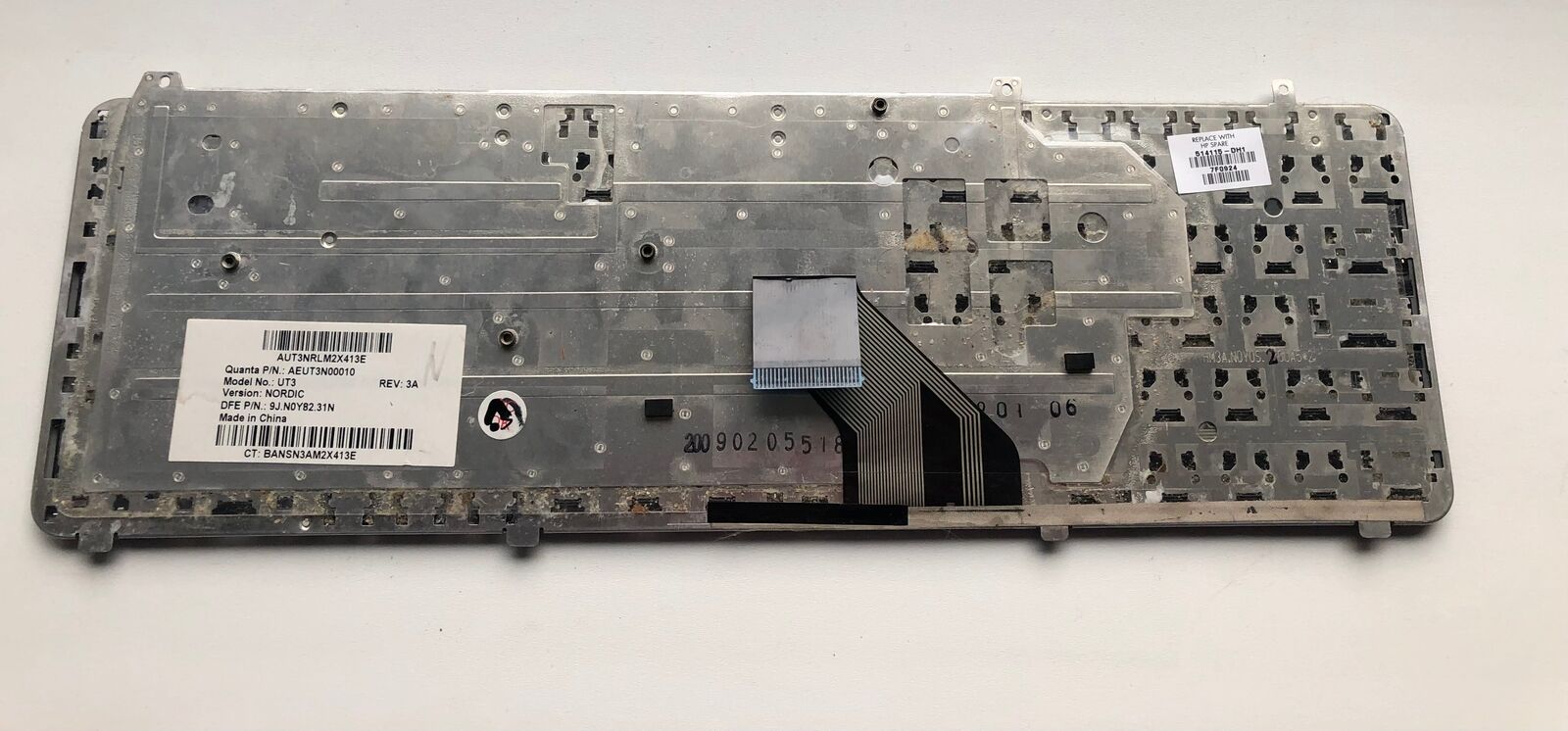 HP DV6000 laptop keyboard 514115-DH1 - for parts