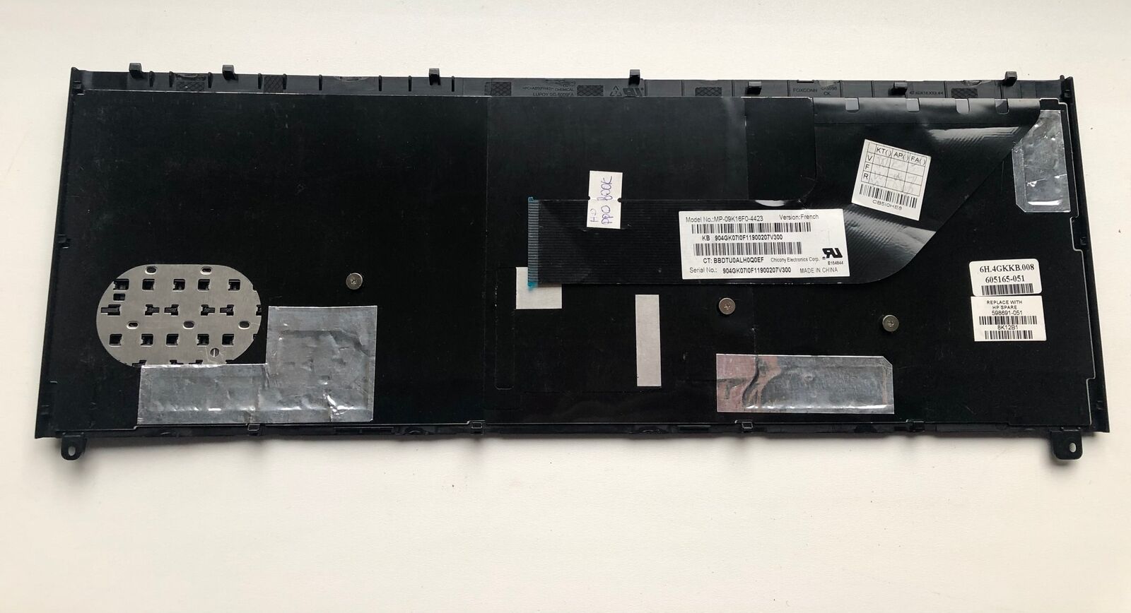 HP Probook 4520 4520S 4525S laptop keyboard - 605165-051 - for parts