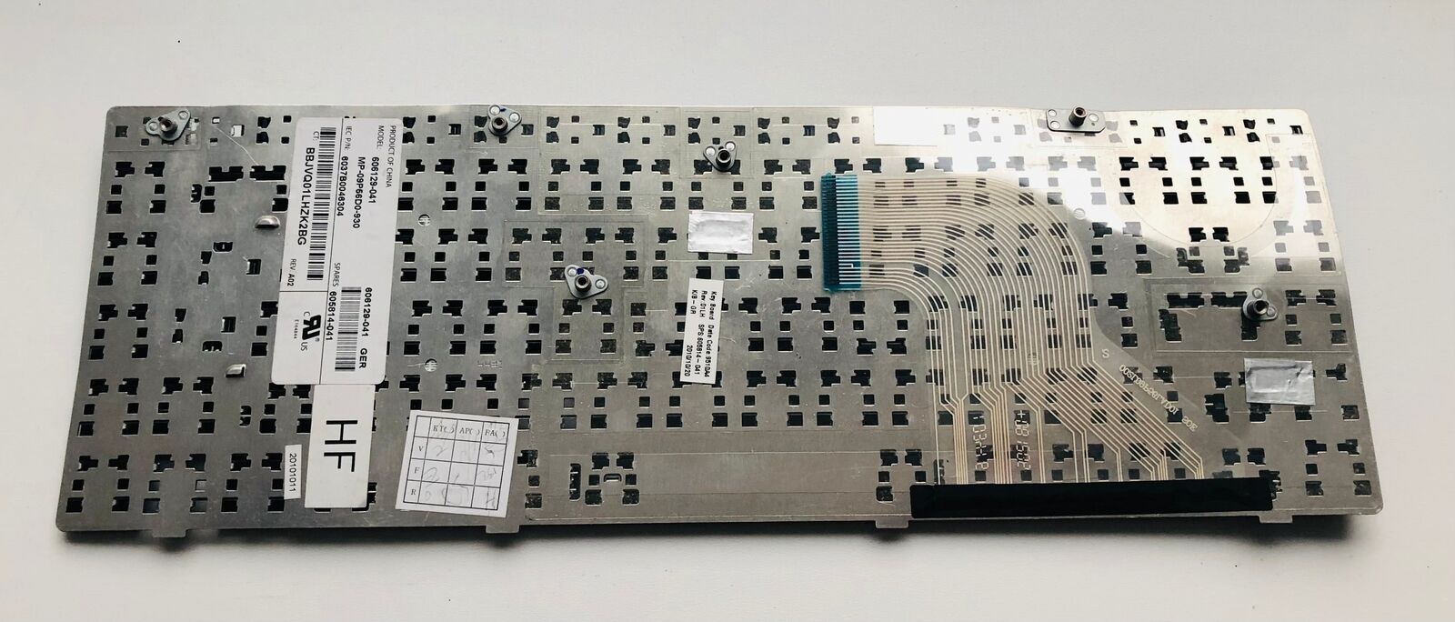 HP Compaq CQ620 CQ621 CQ625 laptop keyboard - 606129-041 MP-09P56D-930 - for parts