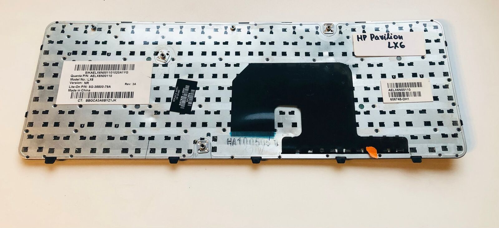HP Pavilion DV6-3001SO laptop keyboard 606745-DH1 AELX6N00110 597635-DH1 - for parts