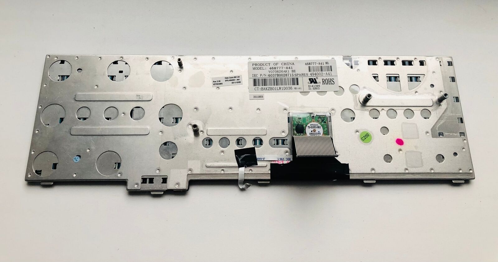 HP EliteBook 8730w laptop keyboard 468777-A41 494002-A41 - for parts