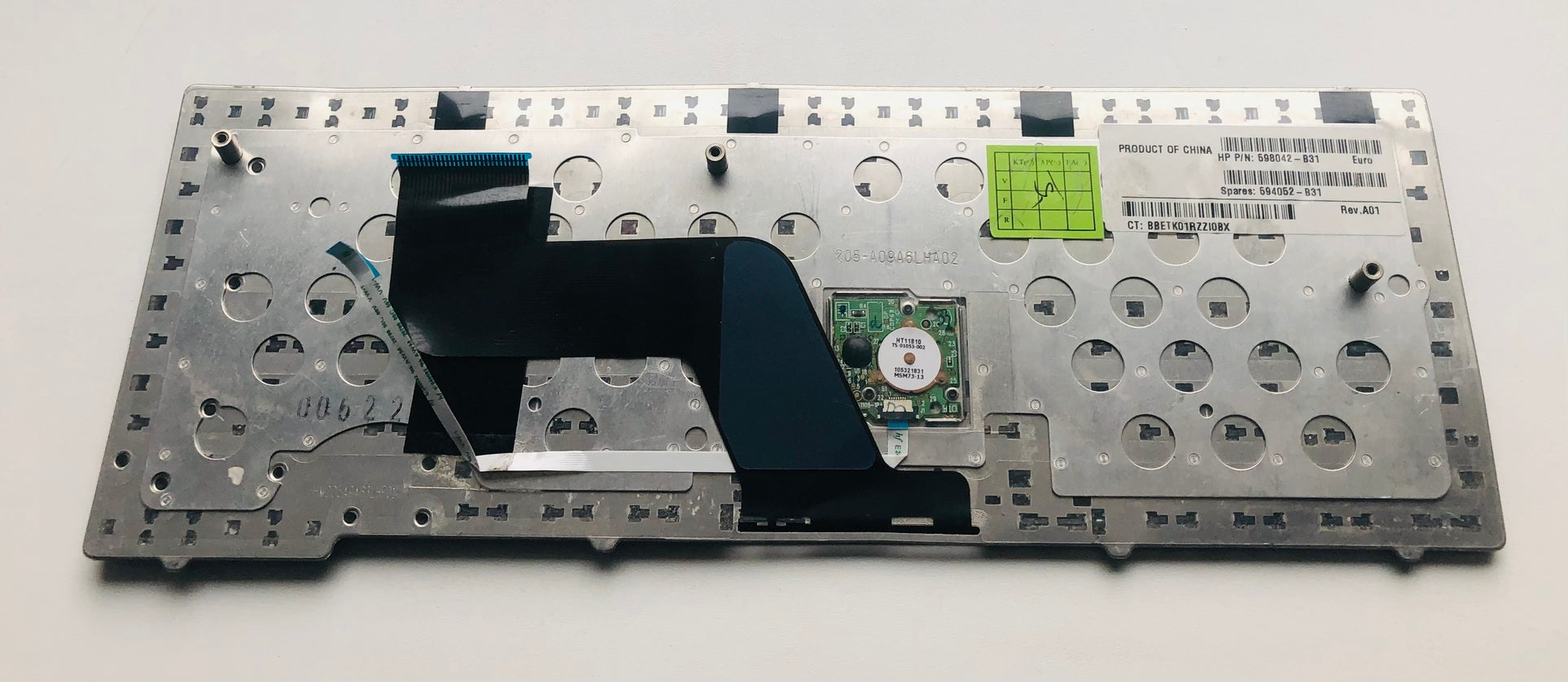 HP 8440P series laptop keyboard 598042-B31 - for parts