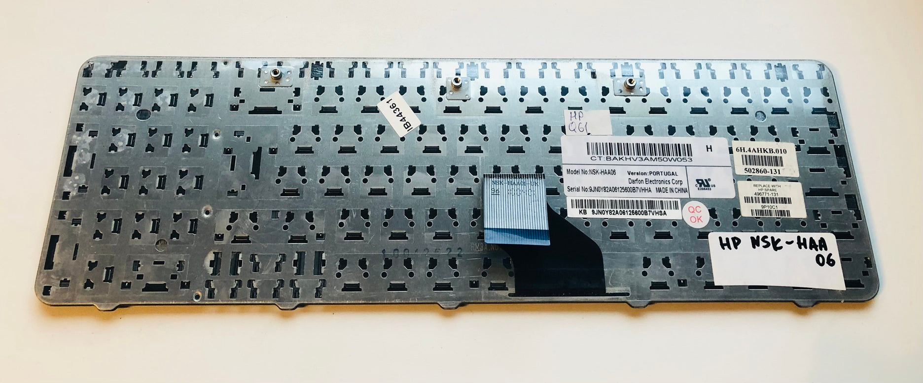 HP COMPAQ Presario CQ60 laptop keyboard 496771-131 - for parts