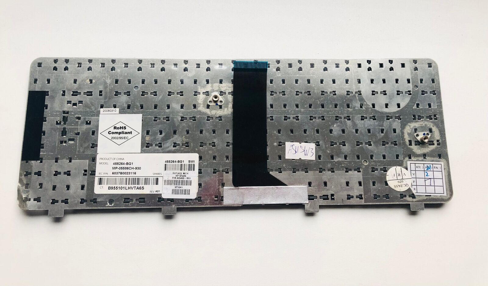HP series laptop keyboard 455264-BG1 495400-BG1 - for parts