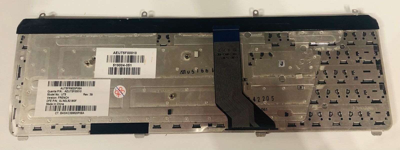 HP Pavilion DV Series, Compaq Presario CQ series keyboard 9J.N0L82.W0F 519004-051 - for parts