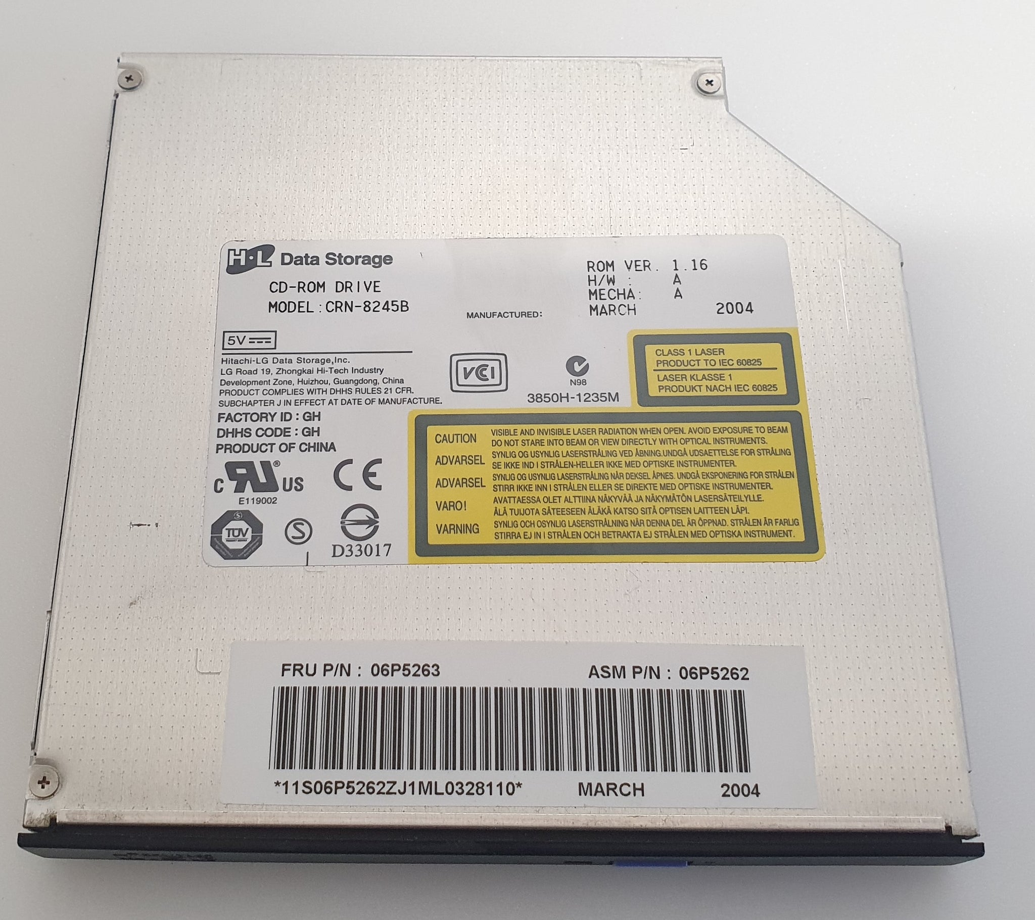 IBM eServer xSeries 335 - Data Storage CD-ROM Optical Drive CRN-8245B 06P5263
